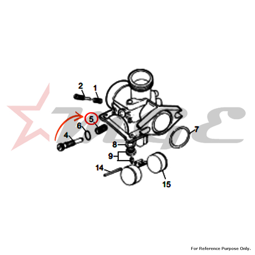 Spring - Throttle Adjuster For Royal Enfield - Reference Part Number - #141952