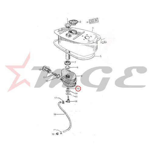 Vespa PX LML Star NV - Nut - Reference Part Number - #S-21210