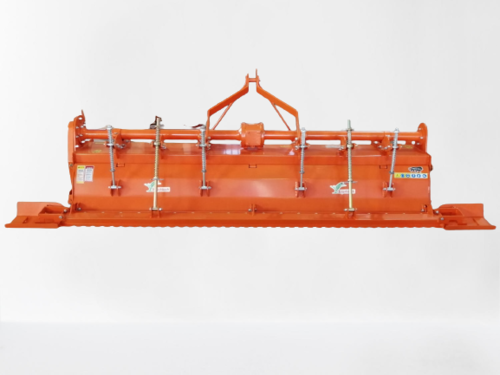 Orange Krushitech Rotavator Puddler 8 Feet 60 Blade