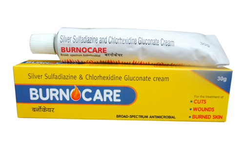 Burnocare Silver Sulpher Diazine And Chlorohexidine Gluconate Cream Grade: Medical