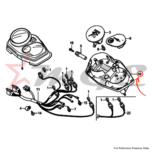Case Assy., Under For Honda CBF125 - Reference Part Number - #37612-KWF-841, #37612-KWF-N01