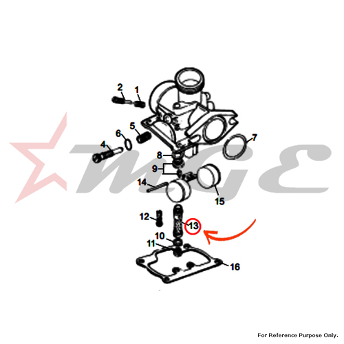 Needle Jet - VM 24 For Royal Enfield - Reference Part Number - #141978