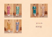 Vamika Nx Rooh Vol-3 Pure Rayon Viscose With Lakhnawi Top With Pent Pair