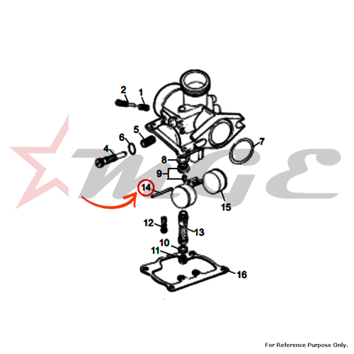 Hinge Pin For Royal Enfield - Reference Part Number - #141950