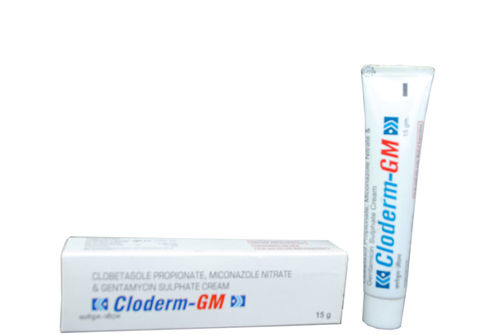 CLODERM GM क्लोबेटासोल प्रोपियोनेट जेंटामाइसिन सल्फेट क्रीम