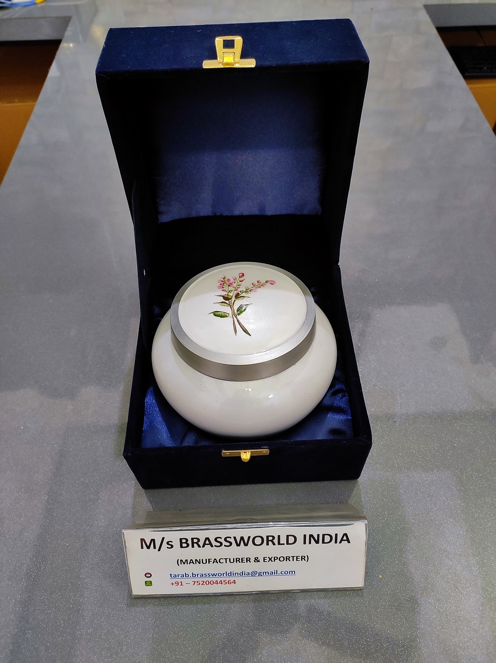 Aluminium Hand Painted High Quality Odyssey Cremation Urn