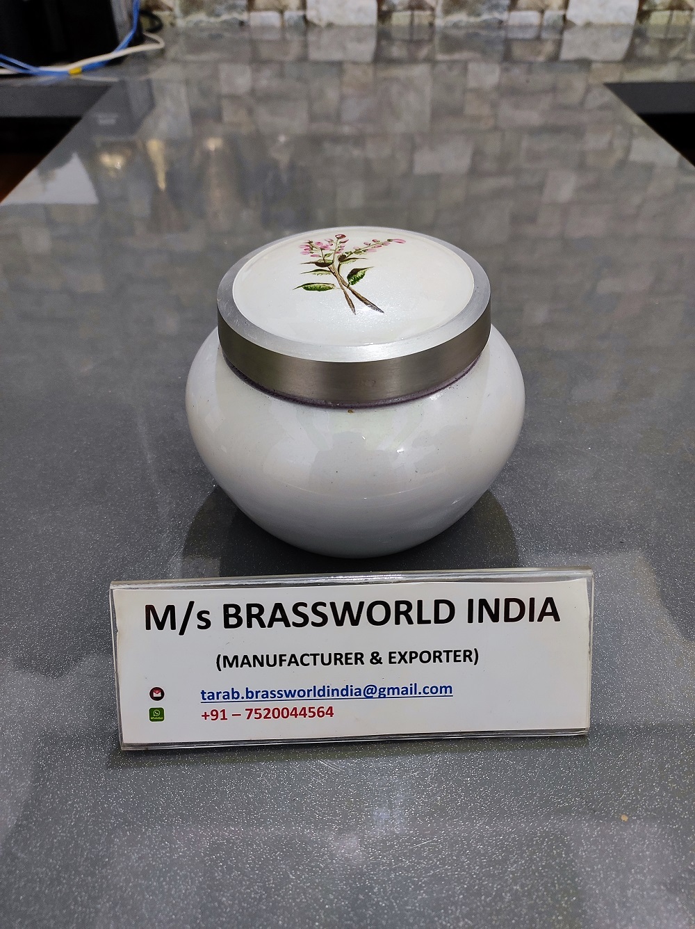 Aluminium Hand Painted High Quality Odyssey Cremation Urn