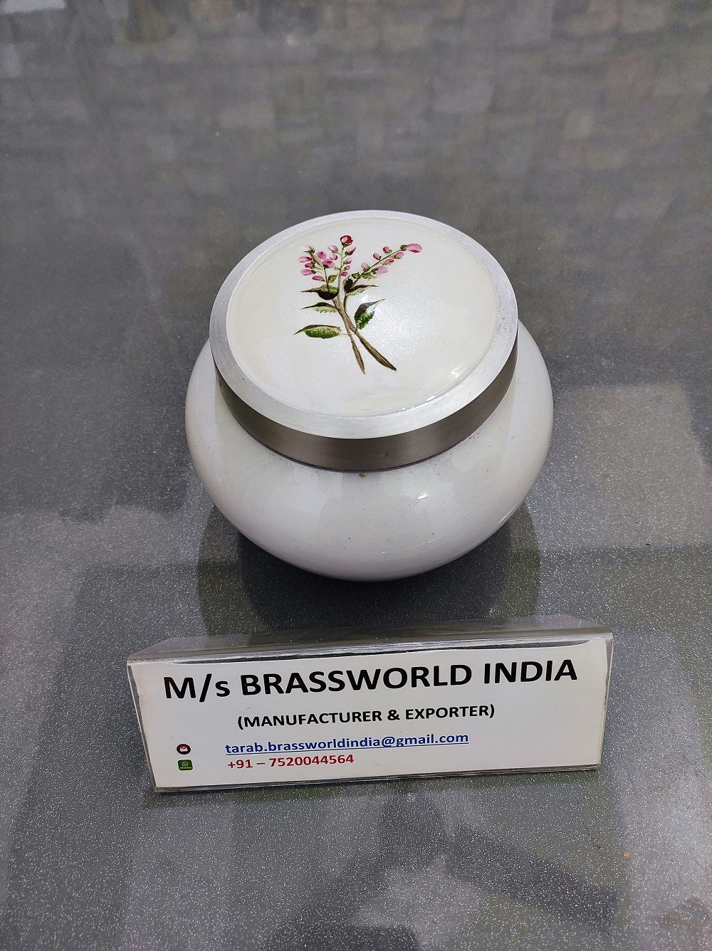 Aluminium Hand Painted New Designed Odyssey Cremation Urn