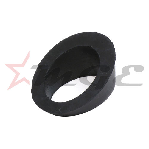 As Per Photo Vespa Px Lml Star Nv - Black Rubber Steering Lock - Reference Part Number - #2613