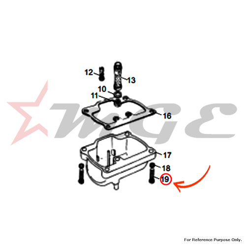 Screw - Float Chamber For Royal Enfield - Reference Part Number - #141964