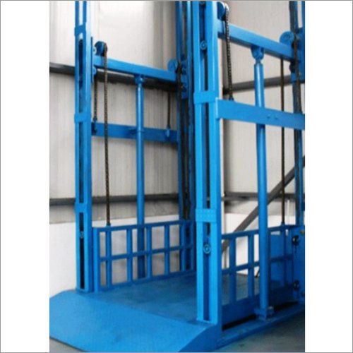 Double Mast Stacker Hydraulic Goods Lift