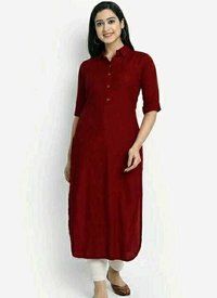 Plain Rayon Kurti