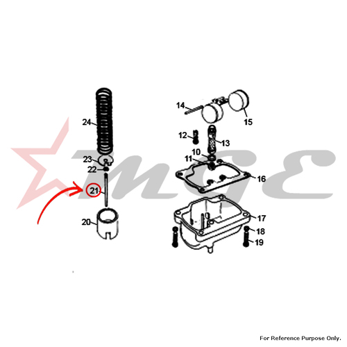 Jet Needle - VM 28 For Royal Enfield - Reference Part Number - #141945