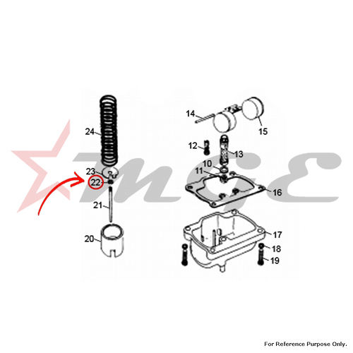 Spring Clip For Royal Enfield - Reference Part Number - #141965