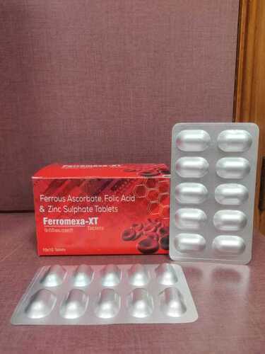 FERROUS ASCORABATE FOLIC ACID CYANOCABALAMIN AND ZINC SULPHATE TAB