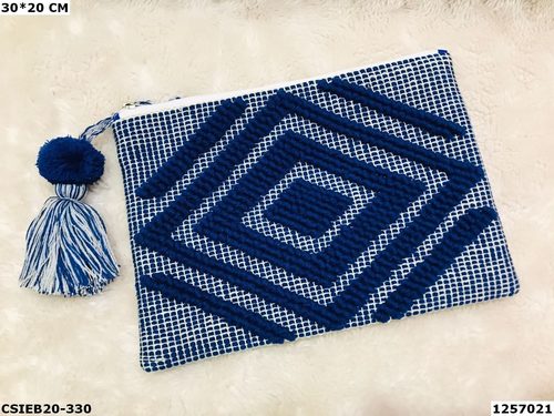 Designer Dari Cotton Handloom Pouch Bag