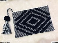 Designer Dari Cotton Handloom Pouch Bag