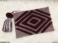Designer Dari Cotton Handloom Pouch Bag