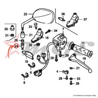 Bolt, Adapter, 10mm For Honda CBF125 - Reference Part Number - #90103-KTE-920