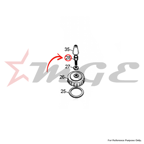 Adjuster - Throttle Cable For Royal Enfield - Reference Part Number - #141976