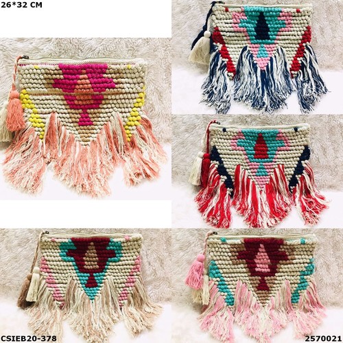 Handmade Stylish Dari Cotton Pouch Bag