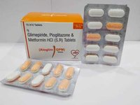 Glimepiride Pioglitazone and Metformin HCI Tablet