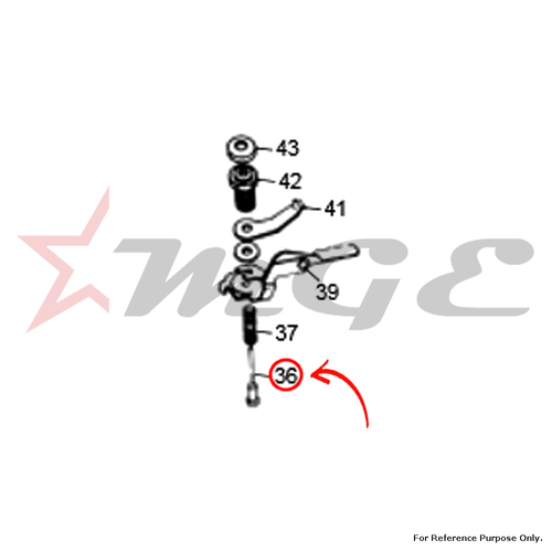 Plunger Assembly For Royal Enfield - Reference Part Number - #141972