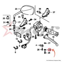 Washer, Plain, 5mm For Honda CBF125 - Reference Part Number - #94103-05000