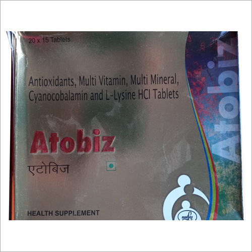 Antioxidants Multi Vitamin Multi Mineral Cyanocobalamin And L-Lysine Hci Tablets General Medicines