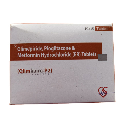 Glimepiride Pioglitazone And Metformin Hydrochloride (Er) Tablets General Medicines