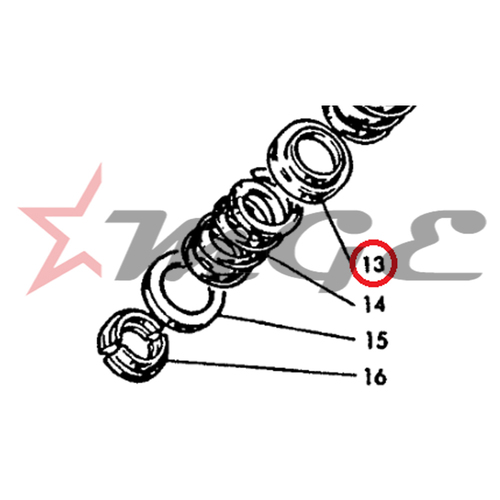 Lambretta GP 150/125/200 - Ring - Reference Part Number - #19058019