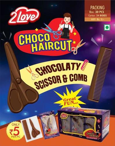 Hair Cut Chocolate Bar