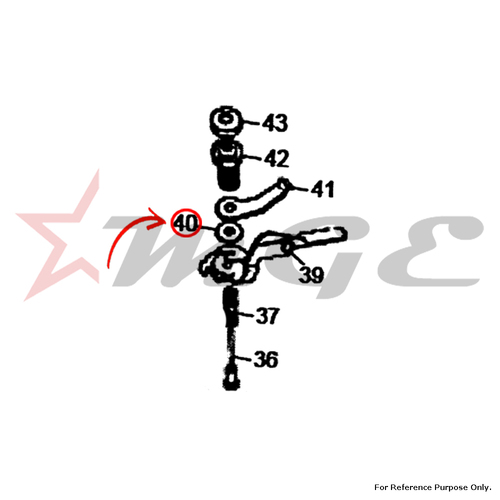 Washer For Royal Enfield - Reference Part Number - #141949