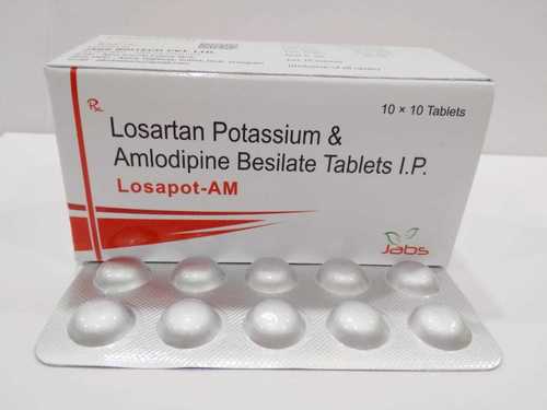 Losartan Potassium & Amlodipine Besilate Tablets I.P By JABS BIOTECH PVT. LTD.