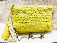 Designer Handmade Dari Cotton Pouch Bag