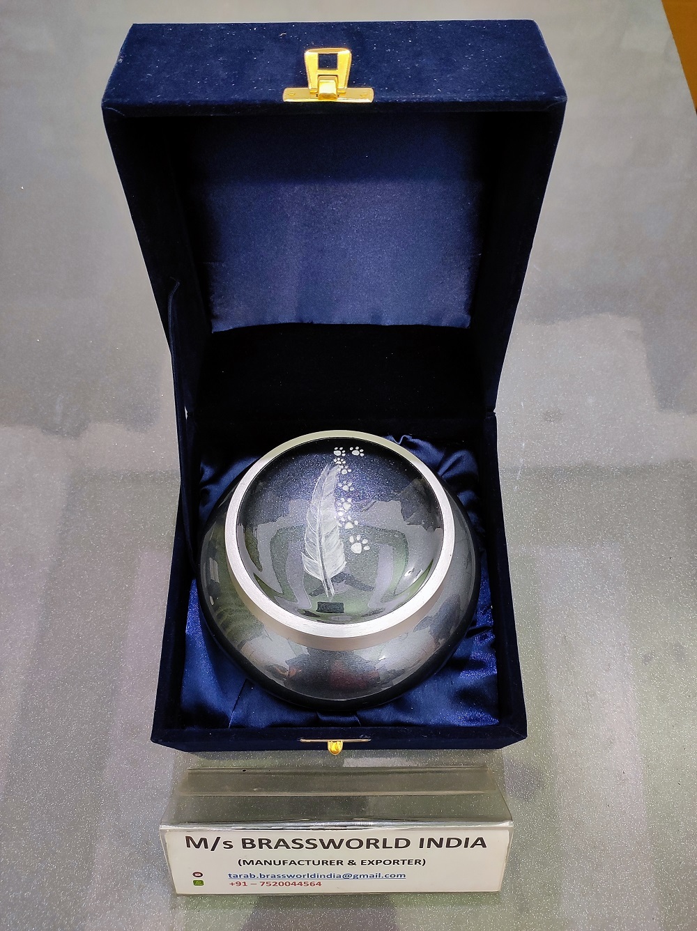 Blissful Odyssey Aluminium Adult Cremation Urn