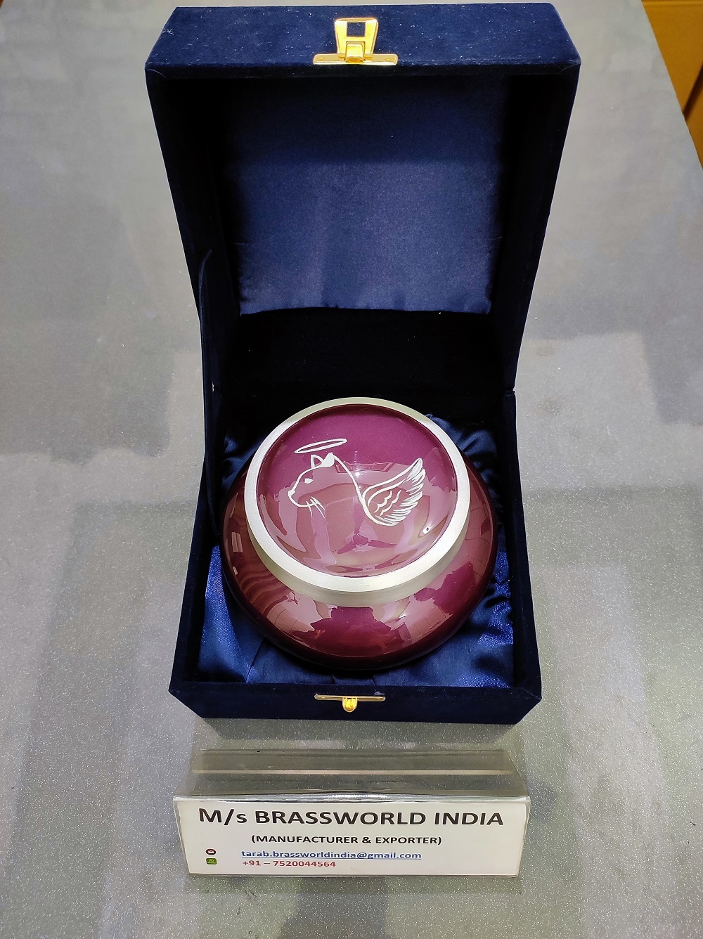 Blissful Odyssey Aluminium Adult Cremation Urn