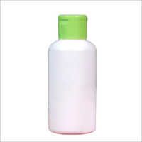 Plastic Hair Oil Bottle - 60ml, Hdpe Material, White Color, Flip Top Cap
