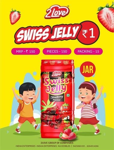 Swiss Jelly - Flavor: Strawberry