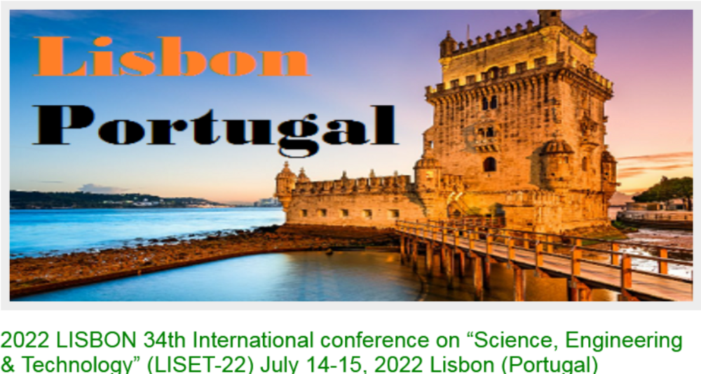 LISBON International conference on Science Engineering And Technology (LISET)