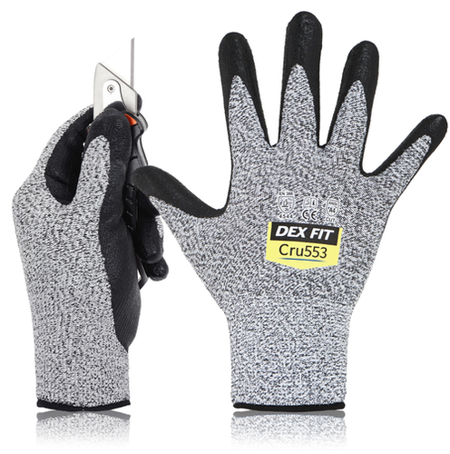 Dex Fit Level 5 Cut Resistant Gloves Cru553