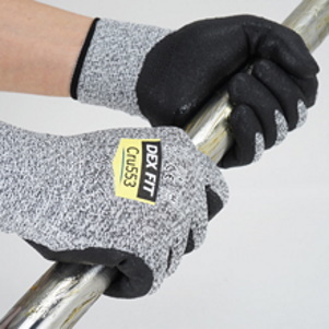 DEX FIT Level 5 Cut Resistant Gloves Cru553