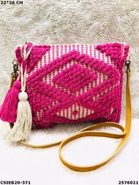 Handcrafted Designer Dari Cotton Sling Bag