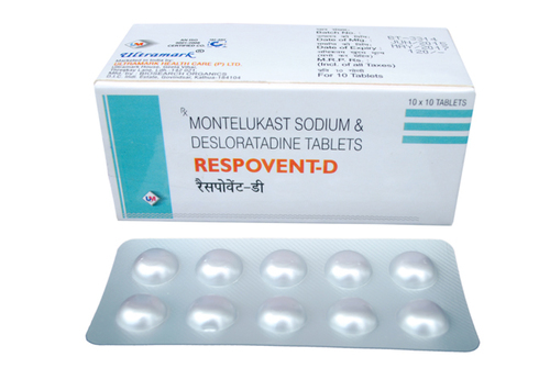 RESPOVENT- D Montelukast Sodium & Desloratidine Tablets