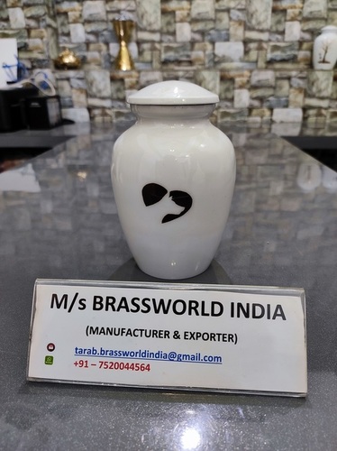 Personalized Painted Aluminum Ash Urn