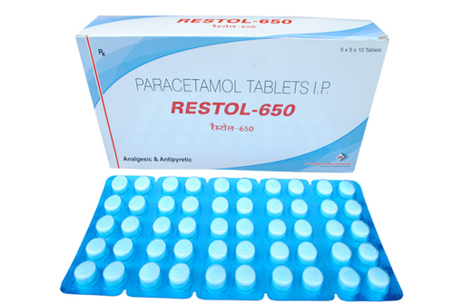 RESTOL-650 TAB Paracetamol Tablets