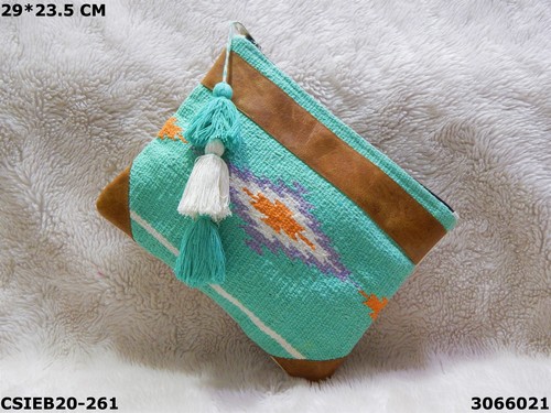 Designer Dari Wool Cotton Pouch Bag