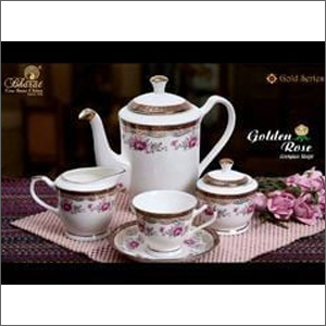 Flower Printed Tea Set - Design: Peinted