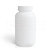 300ml White HDPE Capsule Pill Tablet Packaging Bottle