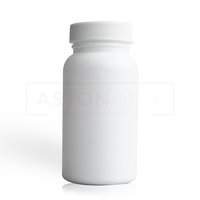 120ml White HDPE Capsule Pill Tablet Packaging Bottle